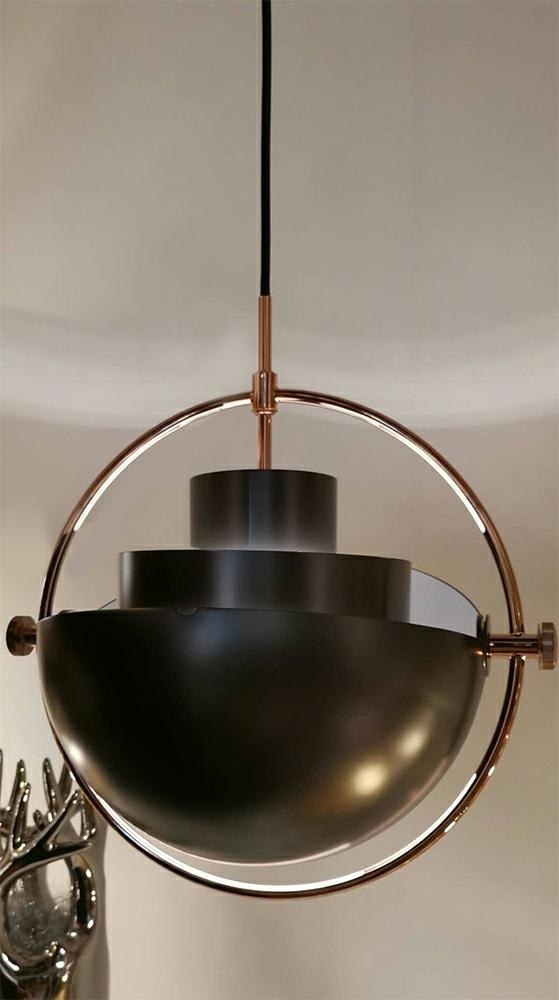 King Home Lampa wisząca VARIA czarna - stal węglowa King Home Lampa wisząca VARIA czarna - stal węglowa
