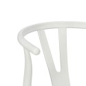 Simplet Krzesło Wicker PP Simplet białe tworzywo PP nogi lite drewno bukowe lekkie i wygodne do restauracji jadalni sztaplowanie Simplet Krzesło Wicker PP Simplet białe tworzywo PP nogi lite drewno bukowe lekkie i wygodne do restauracji jadalni sztaplowanie