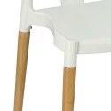 Simplet Krzesło Wicker PP Simplet białe tworzywo PP nogi lite drewno bukowe lekkie i wygodne do restauracji jadalni sztaplowanie Simplet Krzesło Wicker PP Simplet białe tworzywo PP nogi lite drewno bukowe lekkie i wygodne do restauracji jadalni sztaplowanie