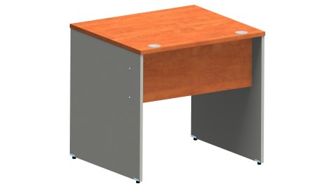 Meble Biurowe Biurko Silver B-80 grusza polna + szara platyna Meble Biurowe Biurko Silver B-80 grusza polna + szara platyna