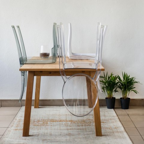 Intesi nowoczesne Krzesło Mia transparentne tworzywo do jadalni restauracji do każdego wnętrza Intesi nowoczesne Krzesło Mia transparentne tworzywo do jadalni restauracji do każdego wnętrza