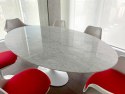 King Home Krzesło TULIP białe z czerwoną poduszką - ABS, podstawa metalowa King Home Krzesło TULIP białe z czerwoną poduszką - ABS, podstawa metalowa