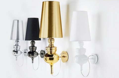 King Home Lampa wisząca QUEEN 18 złota King Home Lampa wisząca QUEEN 18 złota