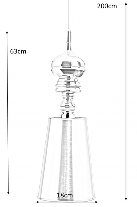 King Home Lampa wisząca QUEEN 18 złota King Home Lampa wisząca QUEEN 18 złota