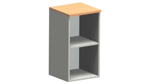 Meble Biurowe Nadstawka Silver N40-2 buk bawaria + szara platyna Meble Biurowe Nadstawka Silver N40-2 buk bawaria + szara platyna
