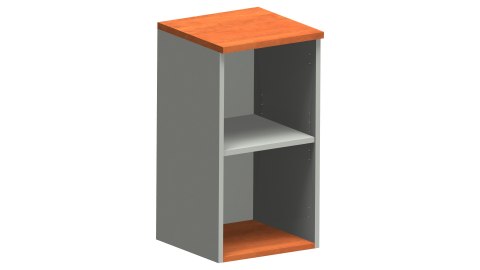 Meble Biurowe Nadstawka Silver N40-2 grusza polna + szara platyna Meble Biurowe Nadstawka Silver N40-2 grusza polna + szara platyna