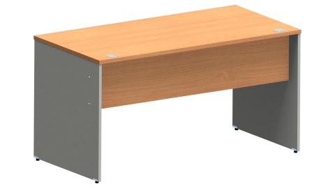 Meble Biurowe Biurko Silver B-140 buk bawaria + szara platyna Meble Biurowe Biurko Silver B-140 buk bawaria + szara platyna