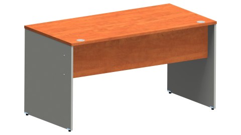Meble Biurowe Biurko Silver B-140 grusza polna + szara platyna Meble Biurowe Biurko Silver B-140 grusza polna + szara platyna