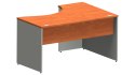 Meble Biurowe Biurko Silver BN-140L grusza polna + szara platyna Meble Biurowe Biurko Silver BN-140L grusza polna + szara platyna