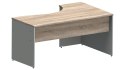 Meble Biurowe Biurko Silver BN-160L Dąb Sonoma + Szara platyna Meble Biurowe Biurko Silver BN-160L Dąb Sonoma + Szara platyna