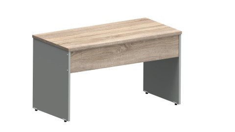 Meble Biurowe Biurko Silver D-110 Dąb Sonoma + Szara platyna Meble Biurowe Biurko Silver D-110 Dąb Sonoma + Szara platyna