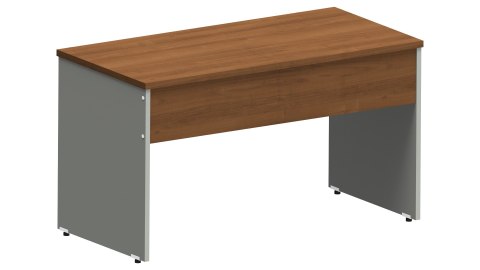 Meble Biurowe Biurko Silver D-110 orzech Camaro + szara platyna Meble Biurowe Biurko Silver D-110 orzech Camaro + szara platyna