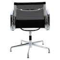 D2.DESIGN Fotel konf. CH1081T,czarna siateczka,chr D2.DESIGN Fotel konf. CH1081T,czarna siateczka,chr