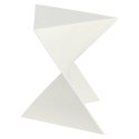 STOLIK GEOMETRYCZNY ZZ biały D2.DESIGN ORGINALNY I NOWOCZESNY STOLIK GEOMETRYCZNY ZZ biały D2.DESIGN ORGINALNY I NOWOCZESNY