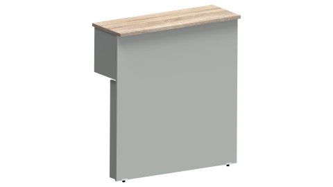 Meble Biurowe Dostawka Silver DR-100 Dąb Sonoma + Szara platyna Meble Biurowe Dostawka Silver DR-100 Dąb Sonoma + Szara platyna