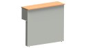 Meble Biurowe Dostawka Silver DR-120 buk bawaria + szara platyna Meble Biurowe Dostawka Silver DR-120 buk bawaria + szara platyna