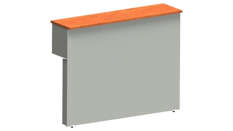 Meble Biurowe Dostawka Silver DR-140 grusza polna + szara platyna Meble Biurowe Dostawka Silver DR-140 grusza polna + szara platyna