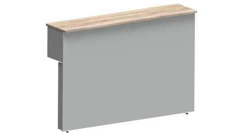 Meble Biurowe Dostawka Silver DR-160 Dąb Sonoma + Szara platyna Meble Biurowe Dostawka Silver DR-160 Dąb Sonoma + Szara platyna