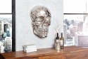 Invicta Interior INVICTA dekoracja ścienna SKULL srebrna metalowa Invicta Interior INVICTA dekoracja ścienna SKULL srebrna metalowa