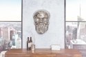 Invicta Interior INVICTA dekoracja ścienna SKULL srebrna metalowa Invicta Interior INVICTA dekoracja ścienna SKULL srebrna metalowa
