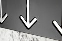 WIESZAK ŚCIENNY NA UBRANIA ARROW 3 czarny - chrom Invicta Interior INVICTA WIESZAK ŚCIENNY NA UBRANIA ARROW 3 czarny - chrom Invicta Interior INVICTA