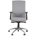 Fotel obrotowy KB-8922B-S/ALU SZARY - krzesło biurowe do biurka - TILT Fotel obrotowy KB-8922B-S/ALU SZARY - krzesło biurowe do biurka - TILT