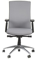 Fotel obrotowy KB-8922B-S/ALU SZARY - krzesło biurowe do biurka - TILT Fotel obrotowy KB-8922B-S/ALU SZARY - krzesło biurowe do biurka - TILT