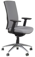 Fotel obrotowy KB-8922B-S/ALU SZARY - krzesło biurowe do biurka - TILT Fotel obrotowy KB-8922B-S/ALU SZARY - krzesło biurowe do biurka - TILT