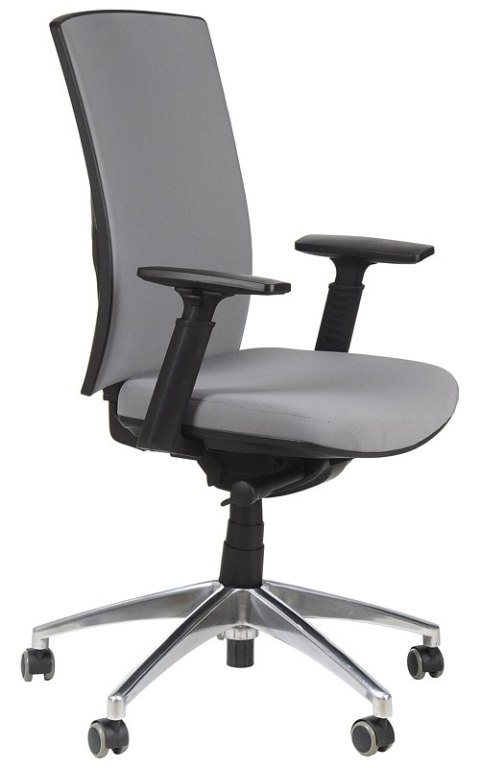 Fotel obrotowy KB-8922B-S/ALU SZARY - krzesło biurowe do biurka - TILT Fotel obrotowy KB-8922B-S/ALU SZARY - krzesło biurowe do biurka - TILT