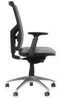 Fotel obrotowy KB-8922B-S/ALU SZARY - krzesło biurowe do biurka - TILT Fotel obrotowy KB-8922B-S/ALU SZARY - krzesło biurowe do biurka - TILT
