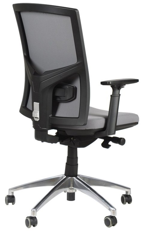 Fotel obrotowy KB-8922B-S/ALU SZARY - krzesło biurowe do biurka - TILT Fotel obrotowy KB-8922B-S/ALU SZARY - krzesło biurowe do biurka - TILT
