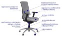 Fotel obrotowy KB-8922B-S/ALU SZARY - krzesło biurowe do biurka - TILT Fotel obrotowy KB-8922B-S/ALU SZARY - krzesło biurowe do biurka - TILT