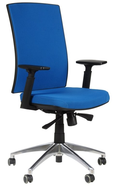 Fotel obrotowy KB-8922B/ALU NIEBIESKI - krzesło biurowe do biurka - TILT Fotel obrotowy KB-8922B/ALU NIEBIESKI - krzesło biurowe do biurka - TILT