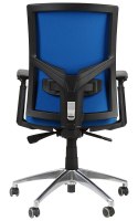 Fotel obrotowy KB-8922B/ALU NIEBIESKI - krzesło biurowe do biurka - TILT Fotel obrotowy KB-8922B/ALU NIEBIESKI - krzesło biurowe do biurka - TILT