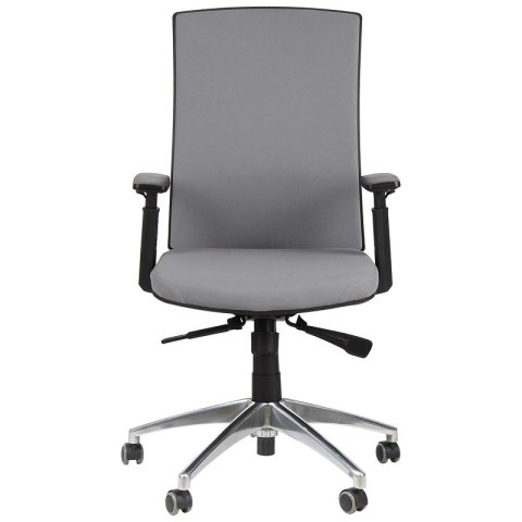 Fotel obrotowy KB-8922B/ALU SZARY - krzesło biurowe do biurka - TILT Fotel obrotowy KB-8922B/ALU SZARY - krzesło biurowe do biurka - TILT