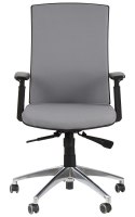 Fotel obrotowy KB-8922B/ALU SZARY - krzesło biurowe do biurka - TILT Fotel obrotowy KB-8922B/ALU SZARY - krzesło biurowe do biurka - TILT