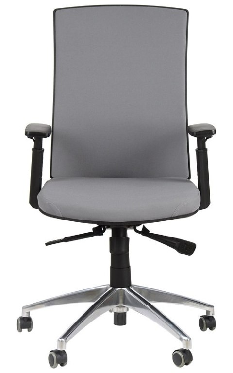 Fotel obrotowy KB-8922B/ALU SZARY - krzesło biurowe do biurka - TILT Fotel obrotowy KB-8922B/ALU SZARY - krzesło biurowe do biurka - TILT