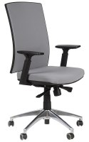 Fotel obrotowy KB-8922B/ALU SZARY - krzesło biurowe do biurka - TILT Fotel obrotowy KB-8922B/ALU SZARY - krzesło biurowe do biurka - TILT