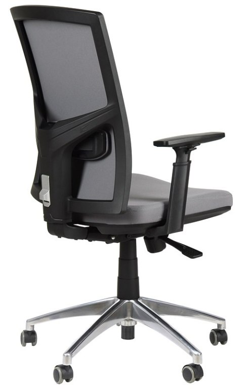 Fotel obrotowy KB-8922B/ALU SZARY - krzesło biurowe do biurka - TILT Fotel obrotowy KB-8922B/ALU SZARY - krzesło biurowe do biurka - TILT