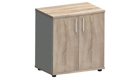 Meble Biurowe Kontenerek Komoda Silver K56 Dąb Sonoma + Szara platyna Meble Biurowe Kontenerek Komoda Silver K56 Dąb Sonoma + Szara platyna
