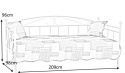 SIGNAL ŁÓŻKO ANKARA 90X200 BIAŁY SIGNAL ŁÓŻKO ANKARA 90X200 BIAŁY