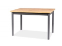 SIGNAL STÓŁ ADAM PROSTOKĄTNY NIEROZKŁADANY PŁYTA LAMINOWANA DĄB LANCELOT / STELAŻ ANTRACYT MDF 100x60 SIGNAL STÓŁ ADAM PROSTOKĄTNY NIEROZKŁADANY PŁYTA LAMINOWANA DĄB LANCELOT / STELAŻ ANTRACYT MDF 100x60