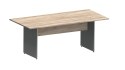 Meble Biurowe Stół Silver ST-190 Dąb Sonoma + Szara platyna Meble Biurowe Stół Silver ST-190 Dąb Sonoma + Szara platyna