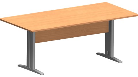 Meble Biurowe Stoły Silver ST-190M Stół konferencyjny buk bawaria + szara platyna Meble Biurowe Stoły Silver ST-190M Stół konferencyjny buk bawaria + szara platyna
